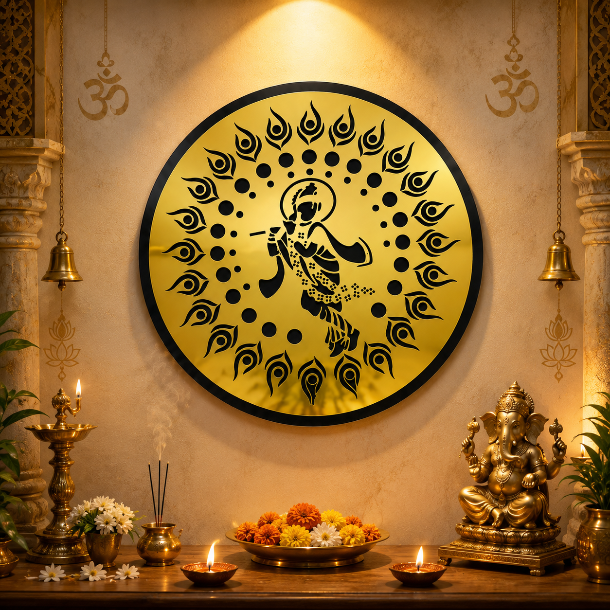 Krishna Acrylic Wall Art