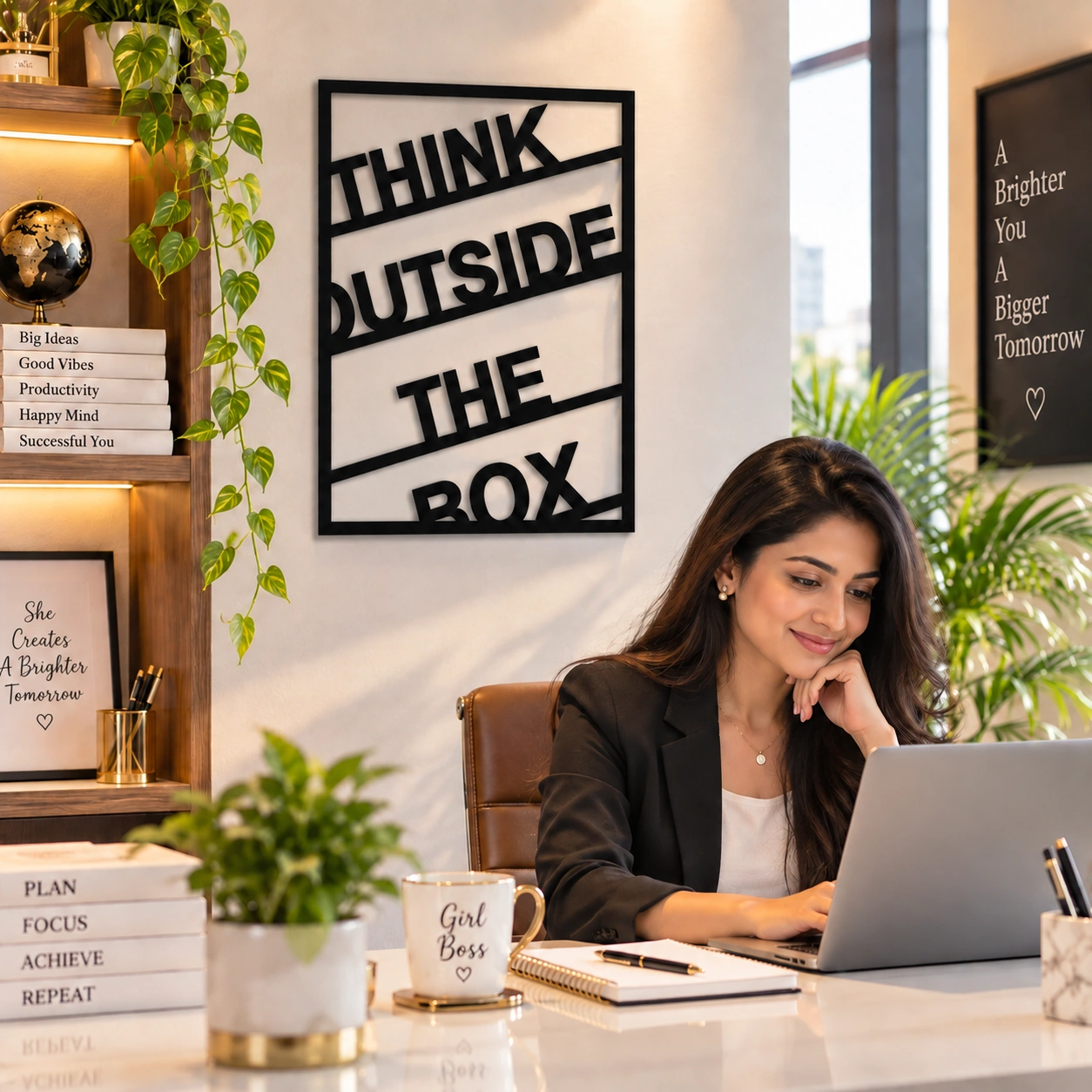 Think Outside The Box Wallart