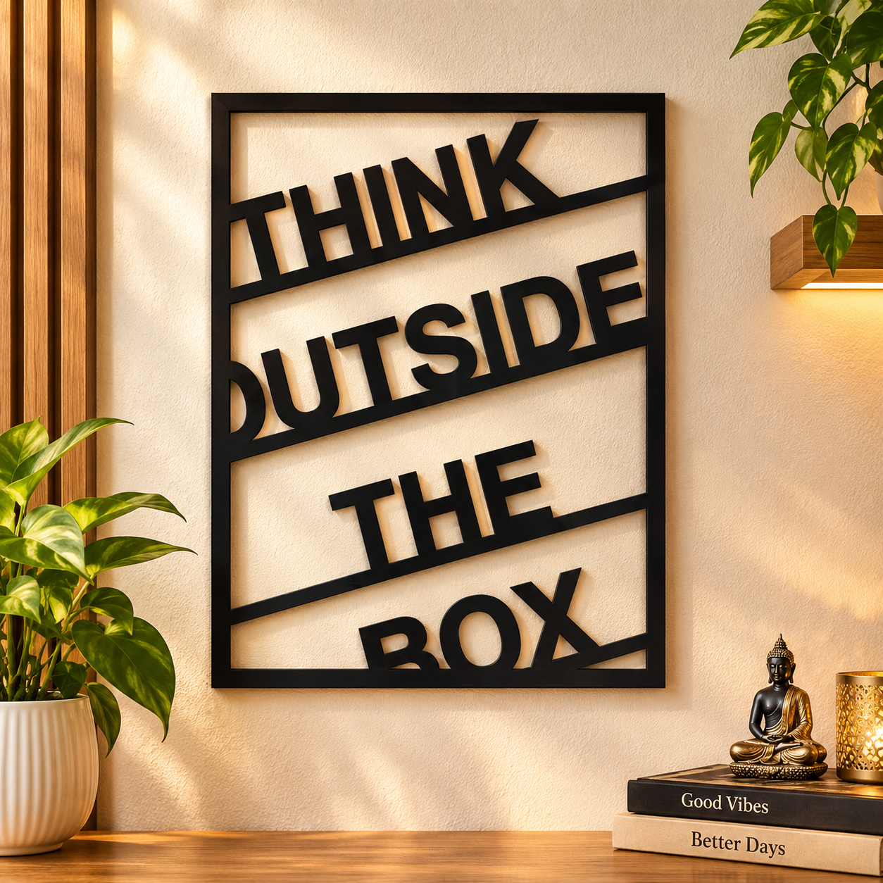 Think Outside The Box Wall Art